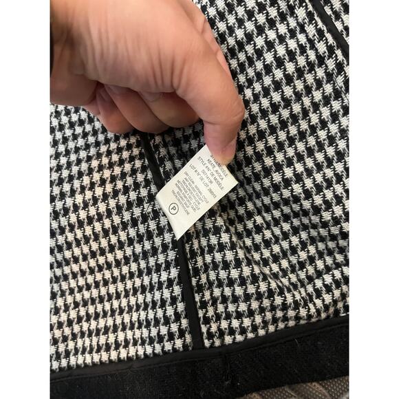 Theory Toggle Duffle‎ Coat Wool Gray Black Plaid Interior Size P Small - Picture 8 of 10